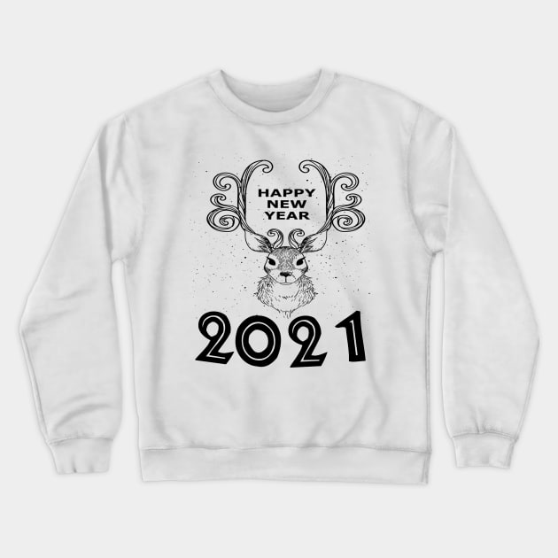 Happy new year 2021 Crewneck Sweatshirt by summerDesigns